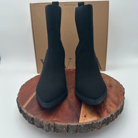 Vivaia Whitney Ankle Boot US 7.5 EU 38.5 Pointed Toe Slim Western Modern $199 - Picture 8 of 10